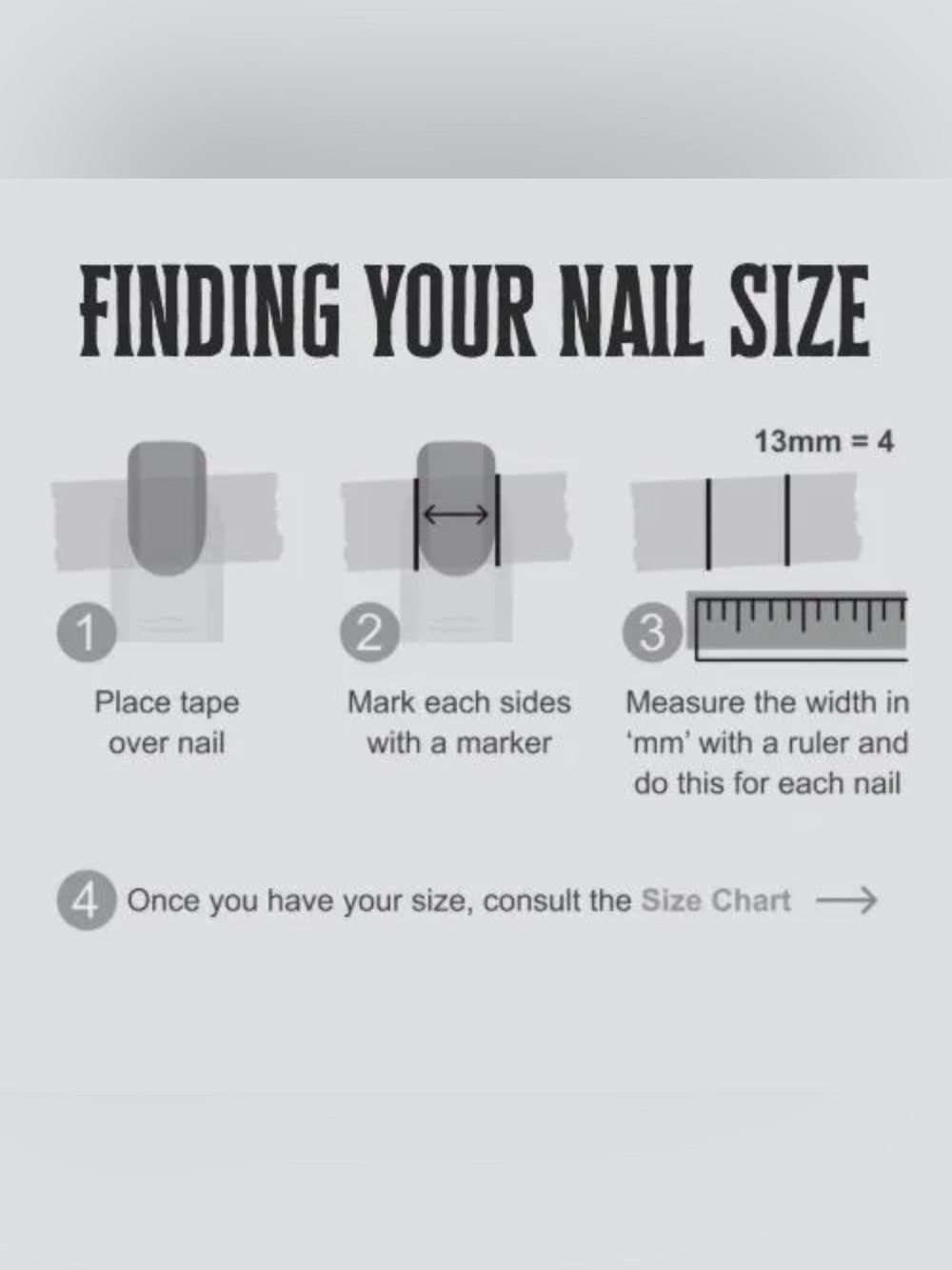 Handmade Press-On Nail Set - Size Small - Picture 2 of 3